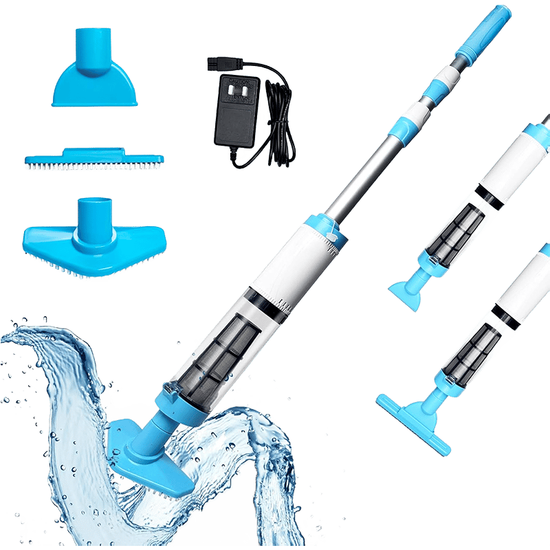 Avelena | US-Standard - 3in1 Akku-Ladegerät Leistungsstarker Motor Schwimmbad-Staubsauger