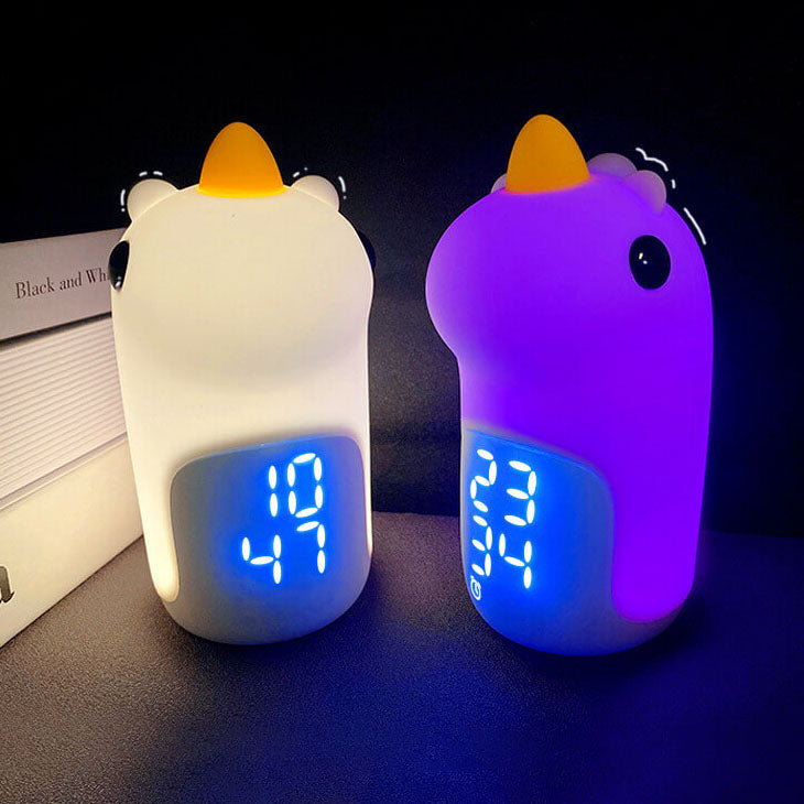 Avelena | Unilora DreamLight Wecker | Einhorn Design | Timer & LED Nachtlicht | Kinderzimmer-Deko