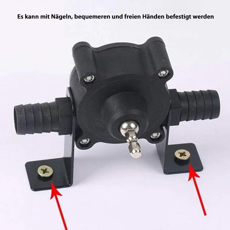Avelena | Selbstansaugende Wassertransferpumpe mit Handbohrantrieb