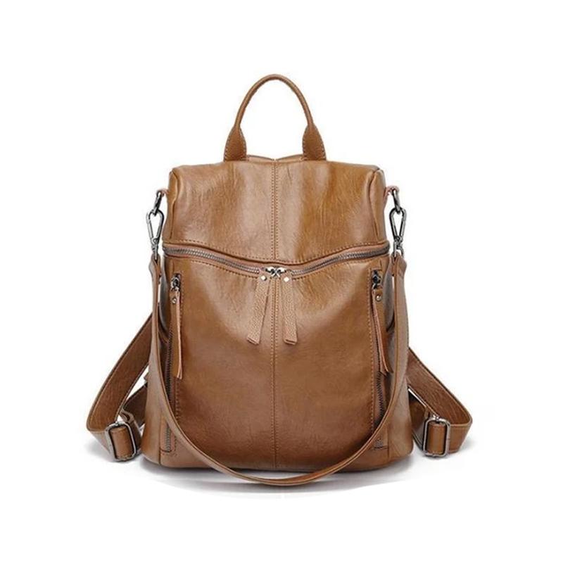 Avelena | Rucksack mit großer Kapazität - Vollleder