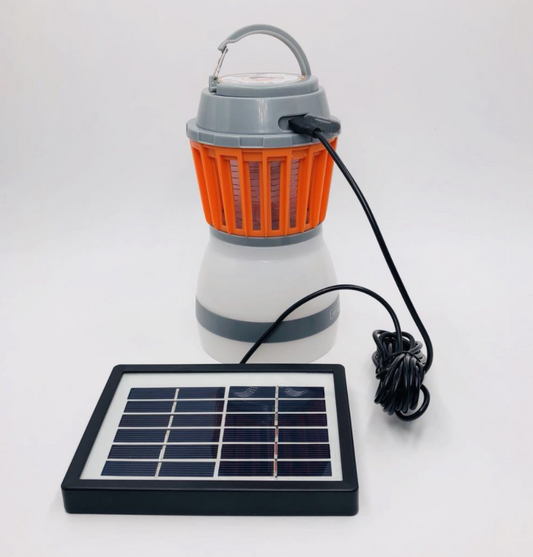 Avelena | Solar LED Mückenlampe mit integrierter Laterne – Effektiver Insektenschutz und Beleuchtung für Garten und Camping