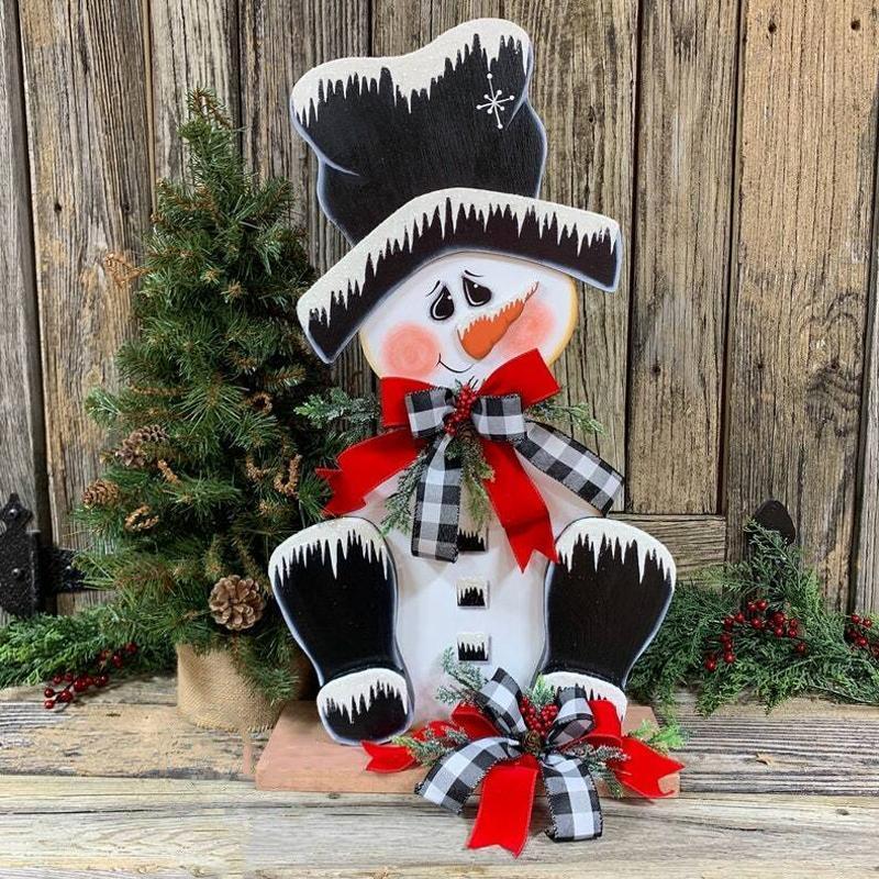 Avelena | Weihnachten Schneemann Dekoration Handwerk