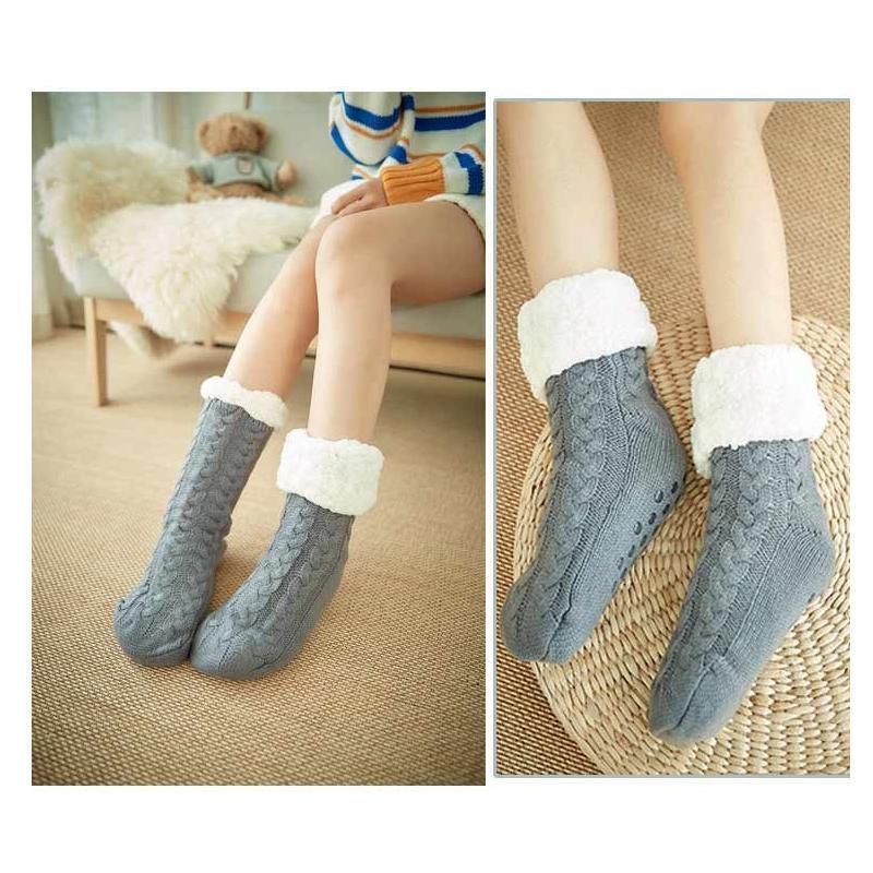 Avelena | Ultra-Plüsch Weiche Rutschfeste Socken, 1 Paar