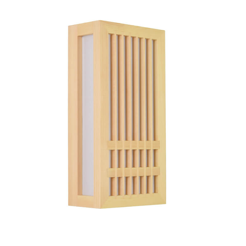 Avelena | ShizuLight | Japanische Holz-LED-Wandlampe – Minimalistische, zen-inspirierte Beleuchtung
