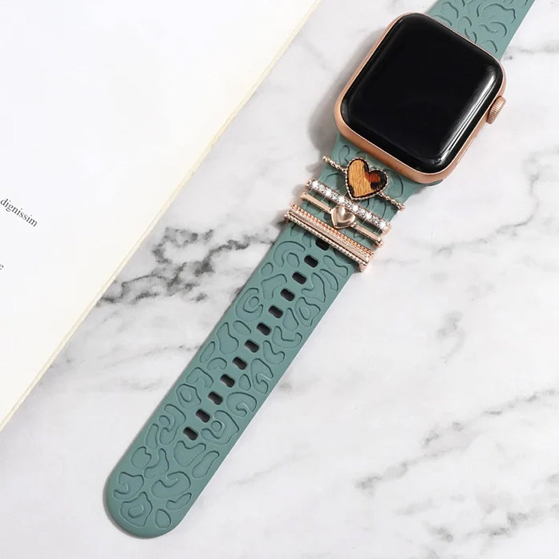 Avelena | Apple Watch Band mit Metallbesatz