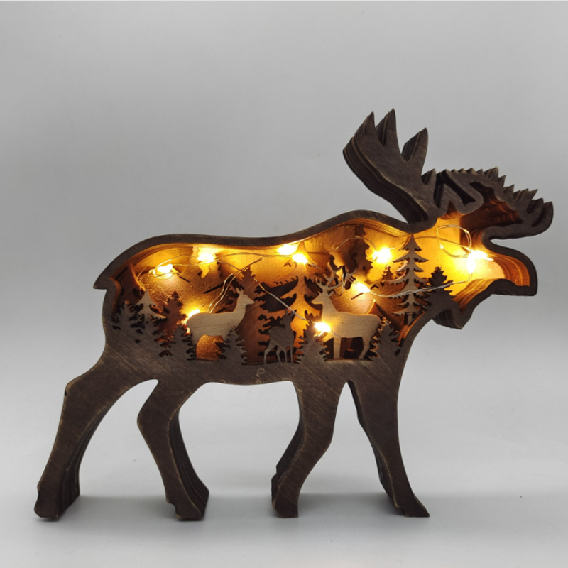 Avelena | 3D Kreative Holz Tier Schnitzerei Handwerk Geschenk