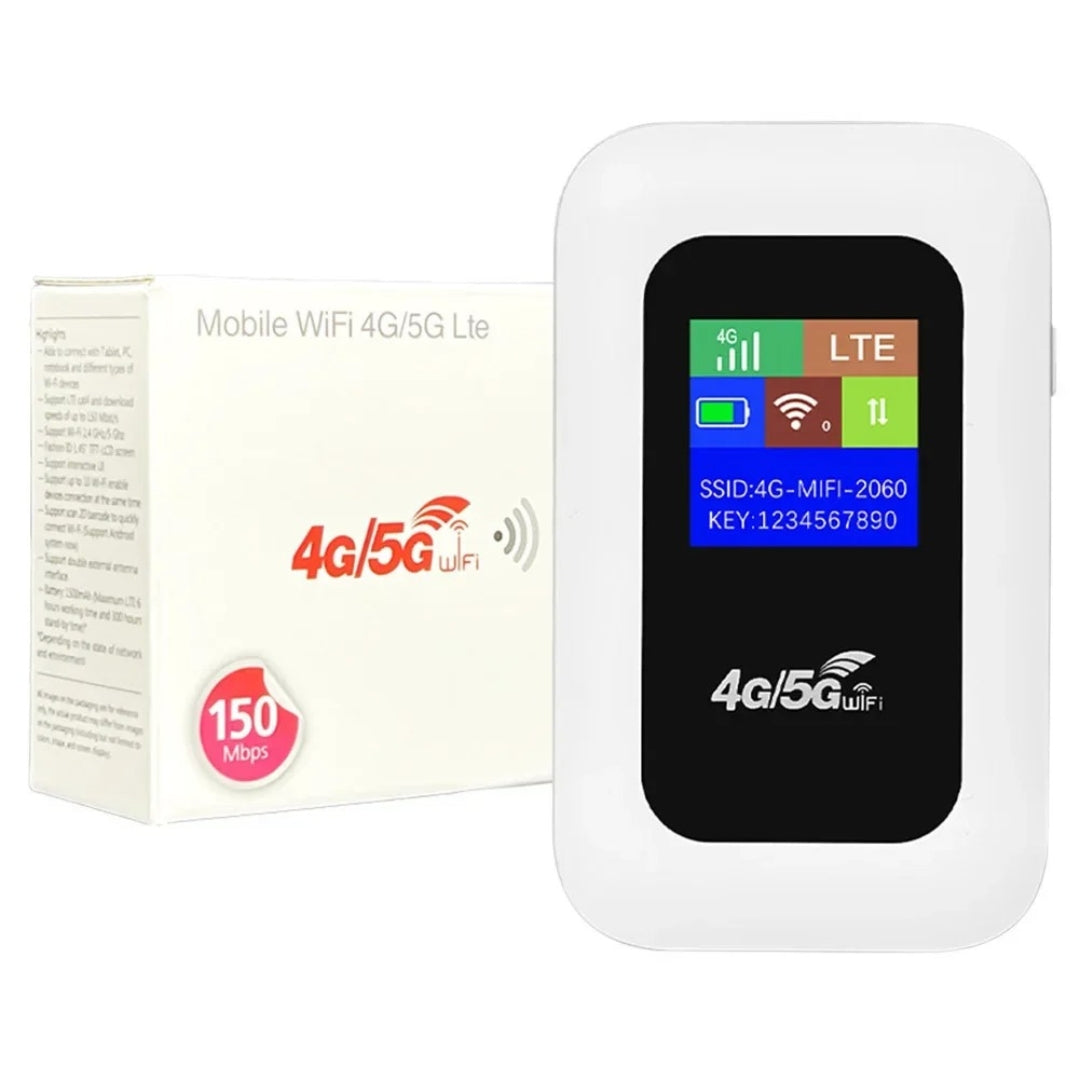 Avelena | Tragbarer WiFi-Router für Reisen – 5G WiFi-Dongle für nahtlose Konnektivität überall