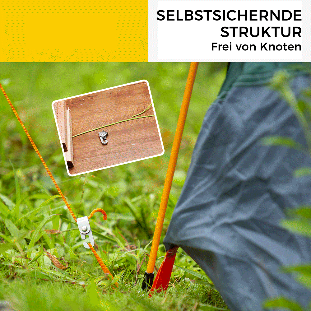Avelena | Zelt automatischer Verschlusshaken(4 Stück/Packung)