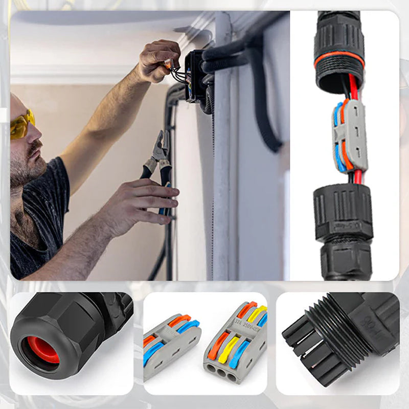 Avelena | Wasserdichter Außen-Elektroinstallationsstecker