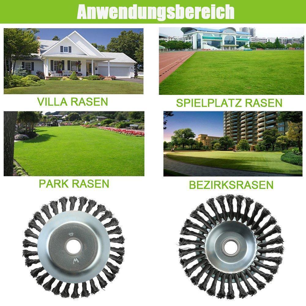Avelena | Runde Twist Wire Wheel Bürste zum Bürsten- / Unkrautschneiden