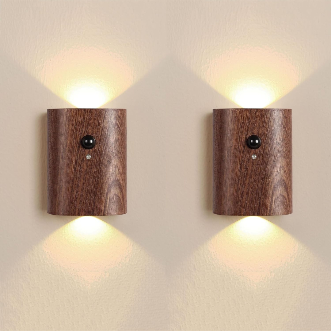 Avelena | Wiederaufladbare LED-Wandleuchte mit Bewegungssensor – Warmweiß