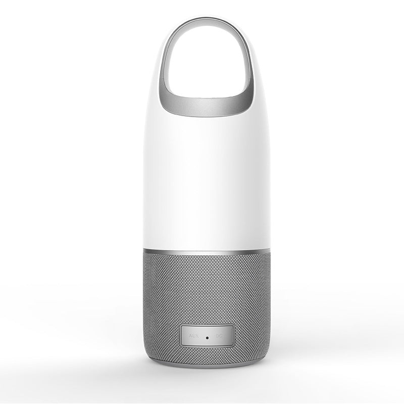 Avelena | Wireless Portable Mini Bluetooth Lautsprecher, mit Stereo, bunten Lichtern, einstellbarer Helligkeit, Powerbank, AUX-Audioeingang und Unterstützung für Speicherkarte, zum Fahren, Urlaub, Sport und mehr