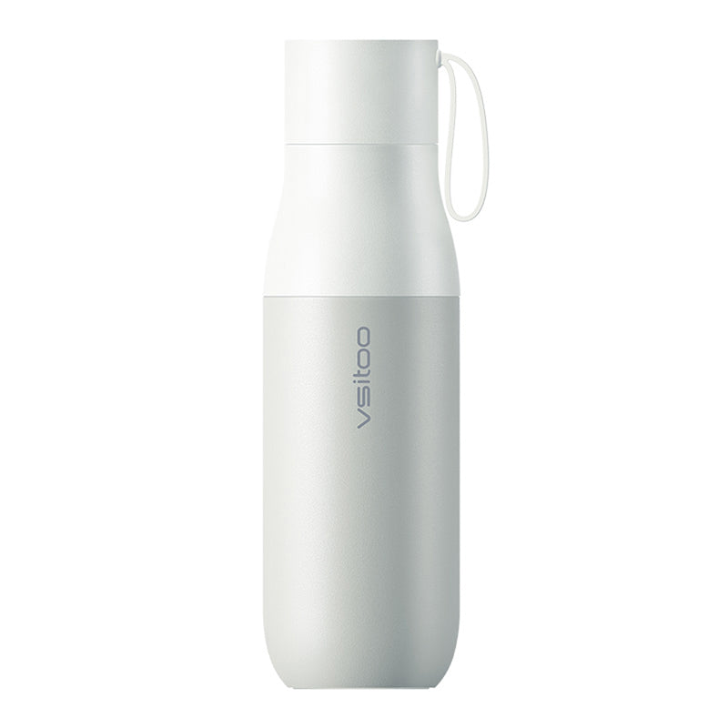 Avelena | 450ml Smart-Wasserflasche, mit 24-Stunden-Isolierung, Temperaturanzeige, Wasserqualitätsprüfung und magnetischem Laden, für Zuhause, Büro, Sport und Reisen
