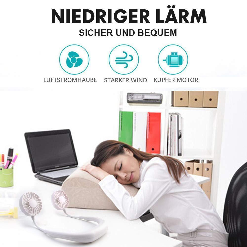 Avelena | Tragbarer zwei- Köpfe Ventilator