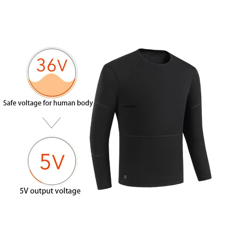 Avelena | Thermal Heated Top - Wärme Isoliermantel für Männer & Frauen