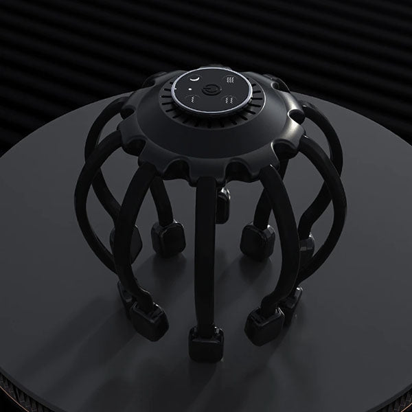Avelena | Elektrischer Oktopus Kopf-Massager - Beste Kopf-Massagemaschine mit Vibrations-Therapie
