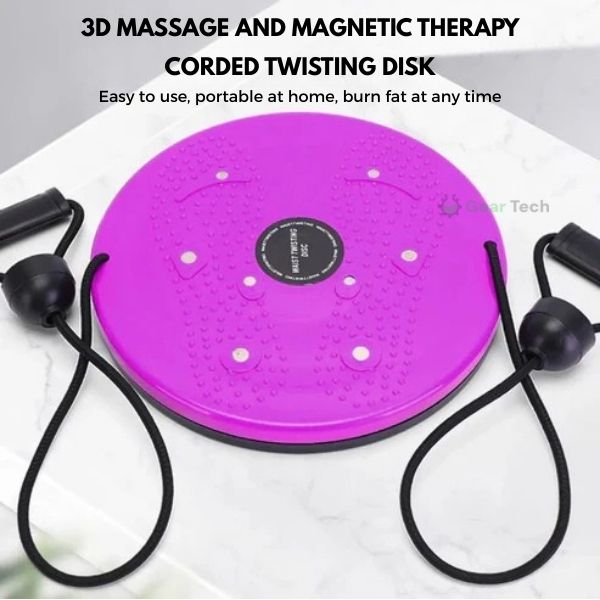 Avelena | Taille Flüster Drehplatte Pro | Magnetisches Massage Balance Board für Kernstärke & Taillentraining zu Hause