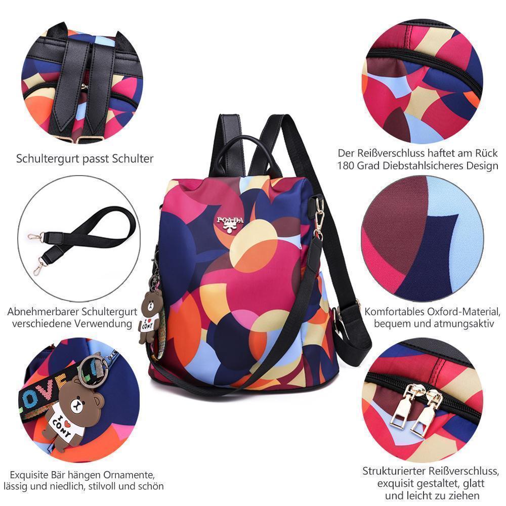 Avelena | Abnehmbarer-Schultergurt-Rucksack, Umhängetasche