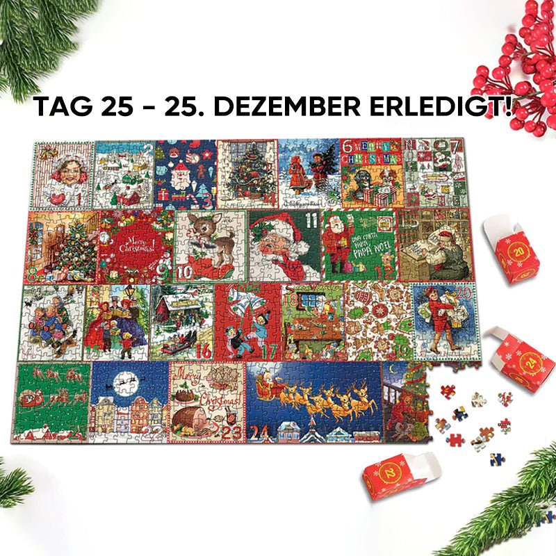 Avelena | Weihnachts-Adventskalender-Puzzle 1000teilig