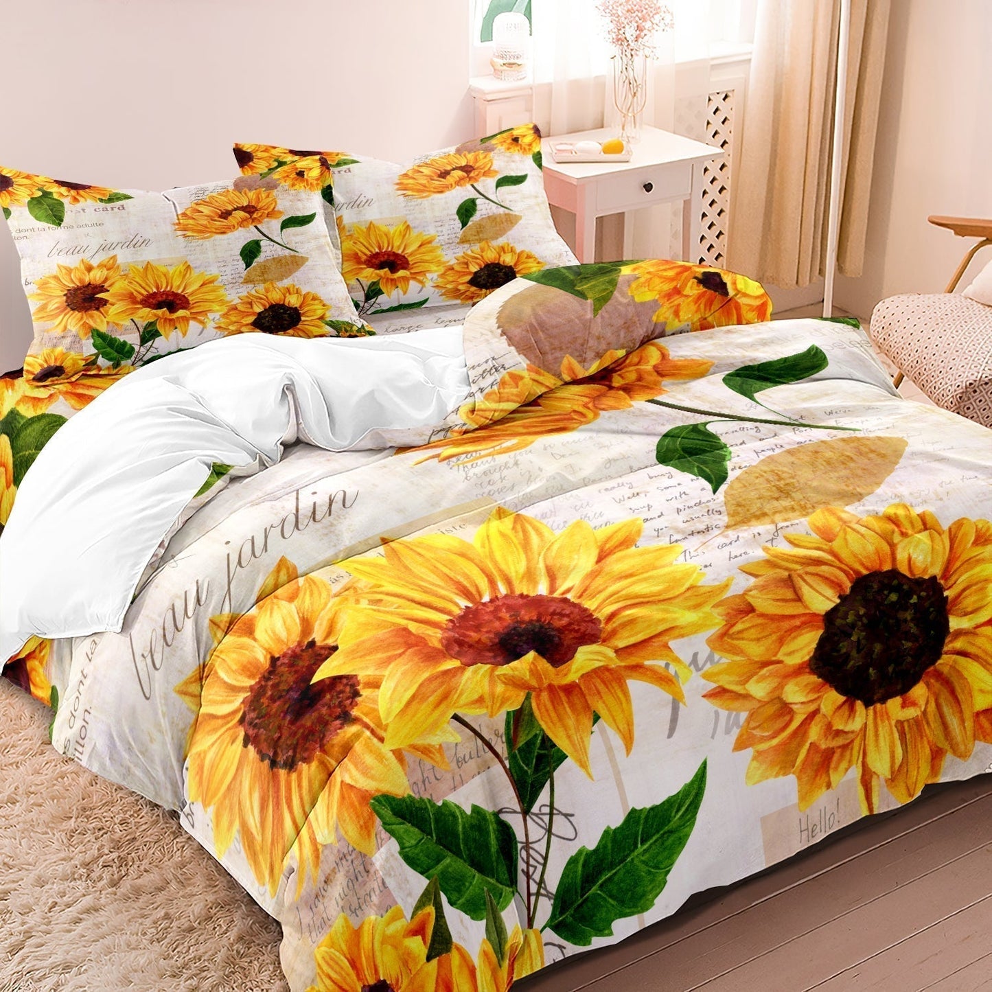 Avelena | SunnyBeau - Sonnenblumen Bettwaren Set