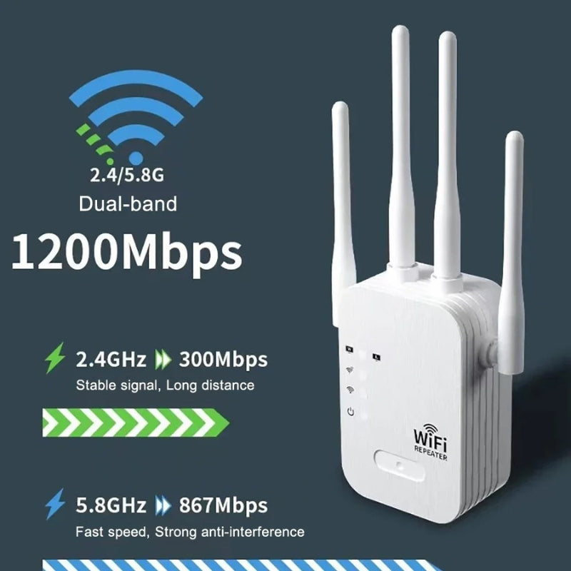 Avelena | WaveLink | WiFi Repeater – Stabile Abdeckung für das gesamte Zuhause