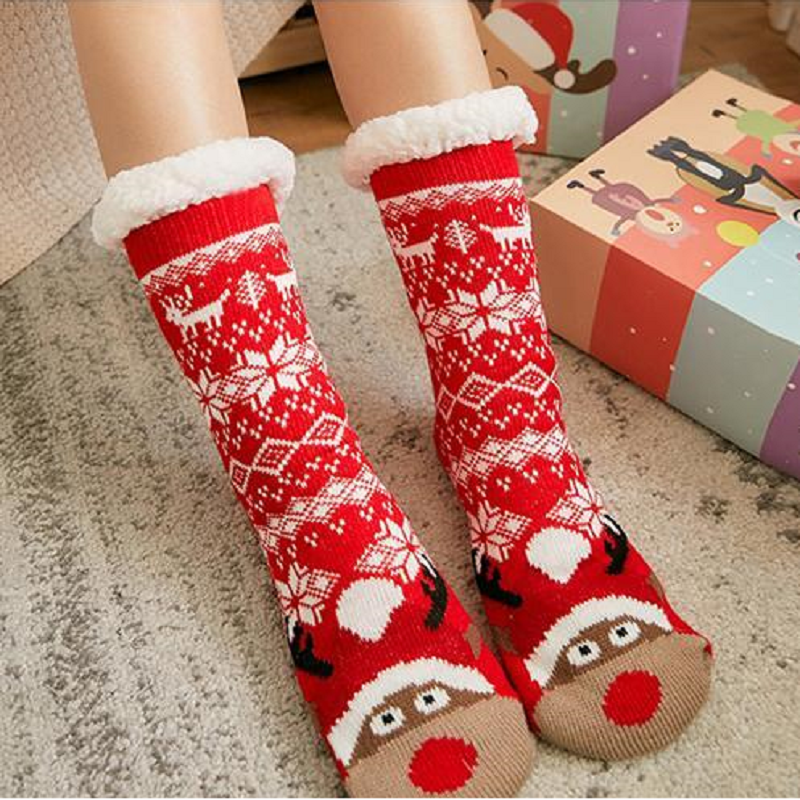 Avelena | Ultra-Plüsch Weiche Rutschfeste Socken, 1 Paar