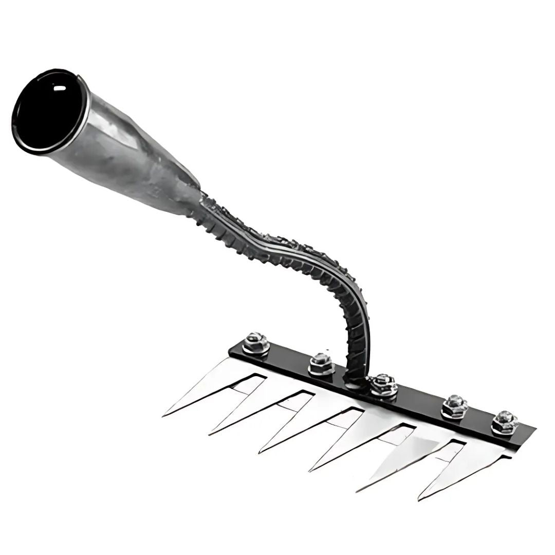 Avelena | Weed Rake | Ultra-durable steel teeth & ergonomic handle for effortless garden care
