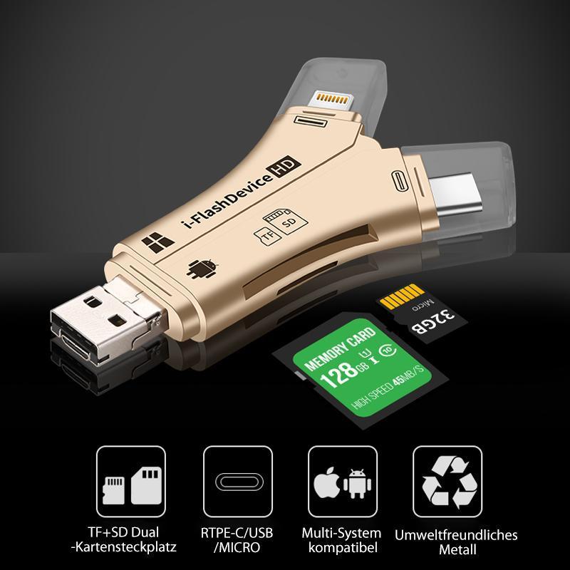 Avelena | 4-in-1 iFlash Drive Kartenleser