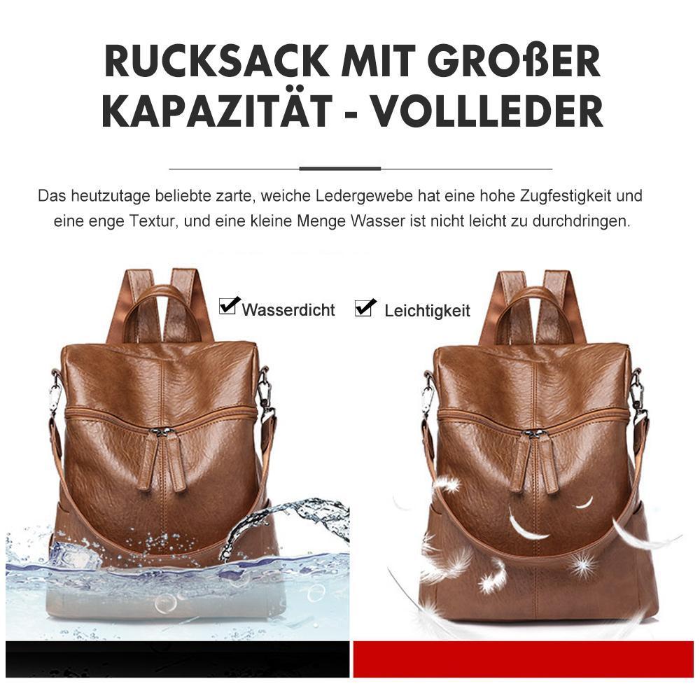 Avelena | Rucksack mit großer Kapazität - Vollleder