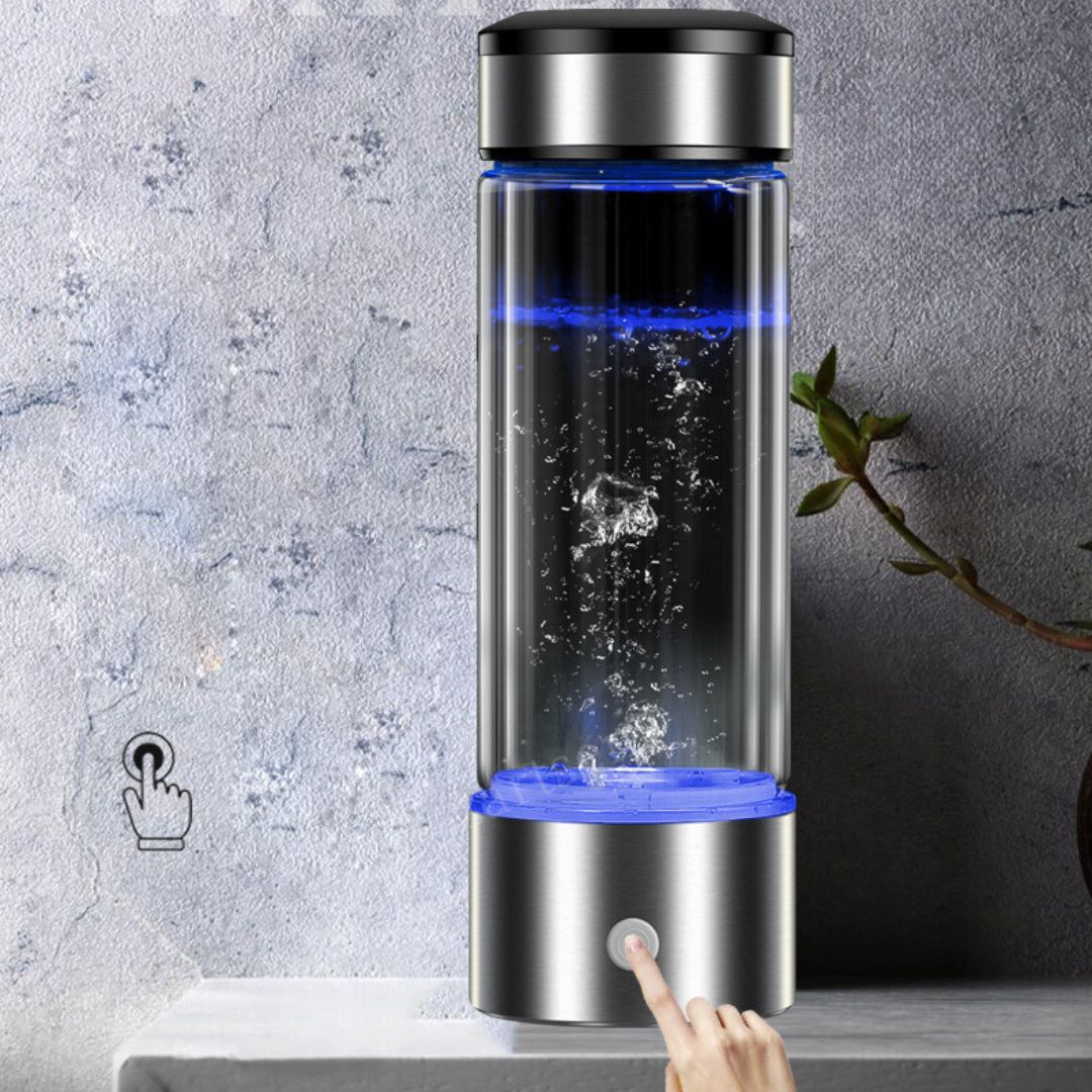 Avelena | Wiederaufladbare alkalische Wasserflasche - Mit Wasser angereichertes Wasserstoff