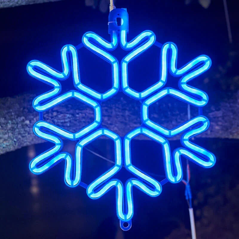 Avelena | Wasserdichtes LED Schneeflockenlicht für festliche Winterdekoration