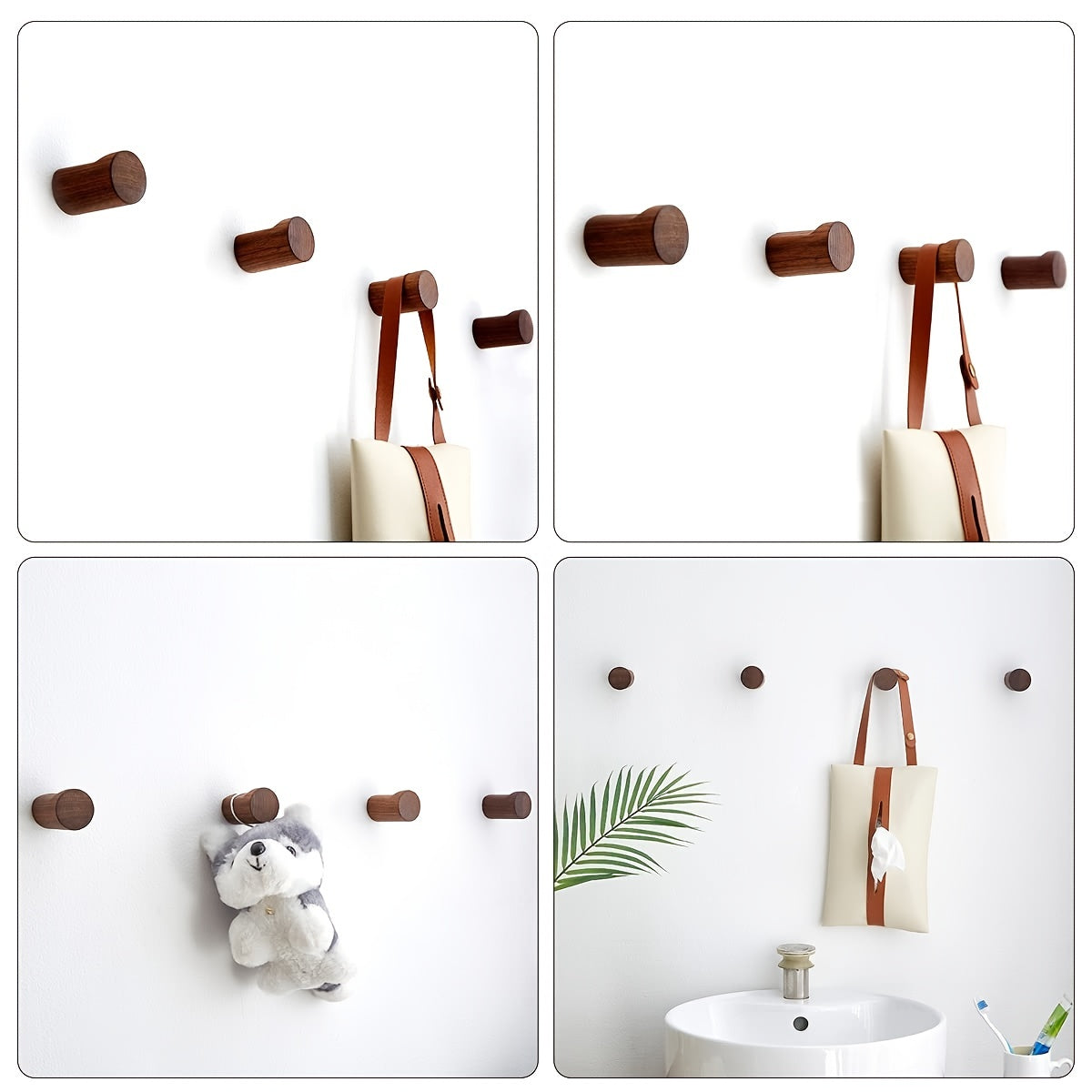 Avelena | Walnuss Holz Wandhaken