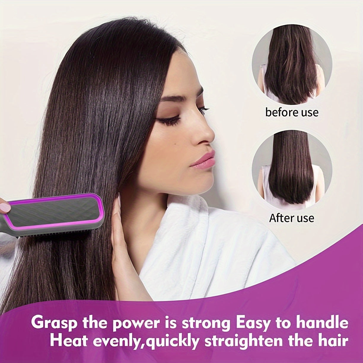 Avelena | StyleBeam | Professioneller Glättungs- und Lockenkamm für schnelles tägliches Styling