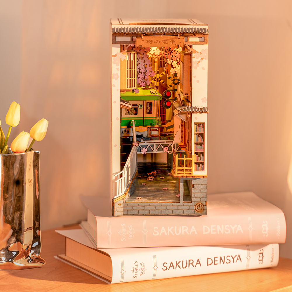 Avelena | 3D Holz Buch Ecke Puzzle