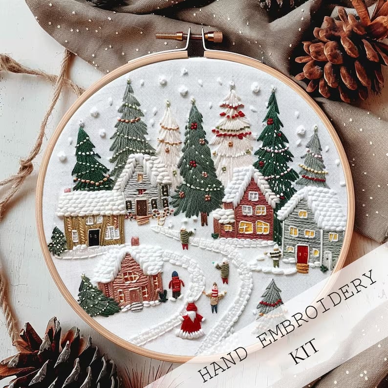 Avelena | Weihnachtsstickerei-KIT