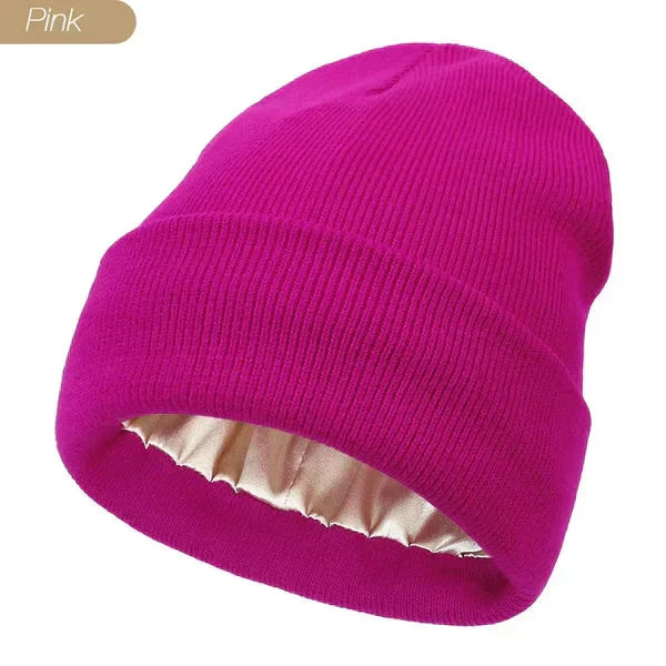 Avelena | Unisex Beanie | Anti-Statik & Anti-Frizz | Weiches, Glattes Gewebe | Verwirrungsfreies Design