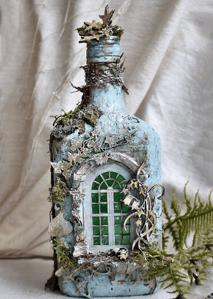 Avelena | Veränderte Kunstflasche - Mystische Waldgeschichten
