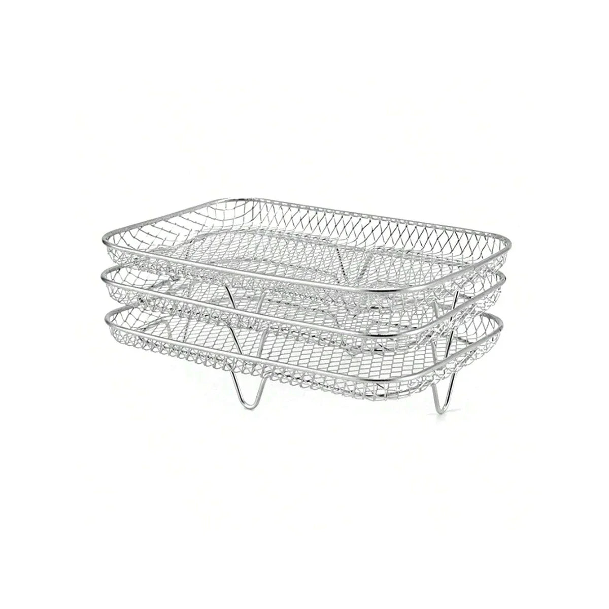 Avelena | 3-Tier Edelstahl Air Fryer Rack Universelles Stapelbares Zubehör