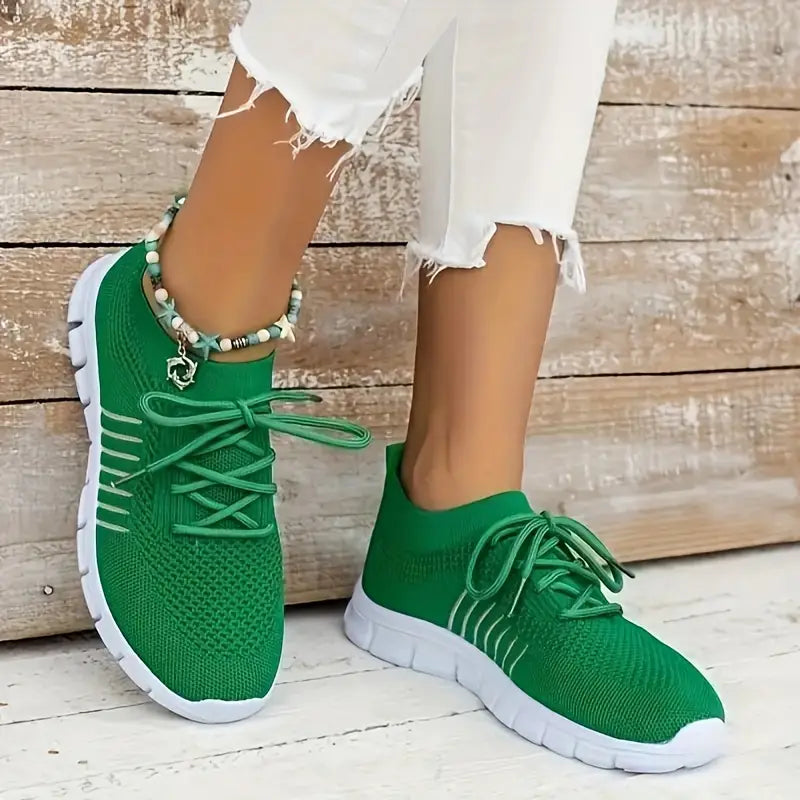 Avelena | Atmungsaktive Schnürsenkel Lauftrainer Turnschuhe