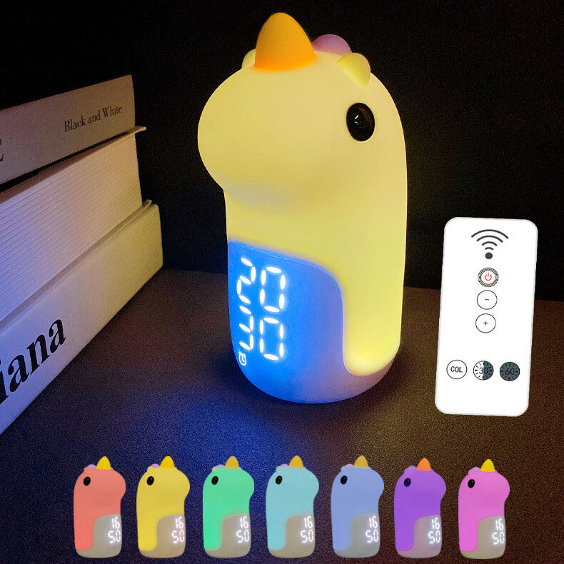 Avelena | Unilora DreamLight Wecker | Einhorn Design | Timer & LED Nachtlicht | Kinderzimmer-Deko
