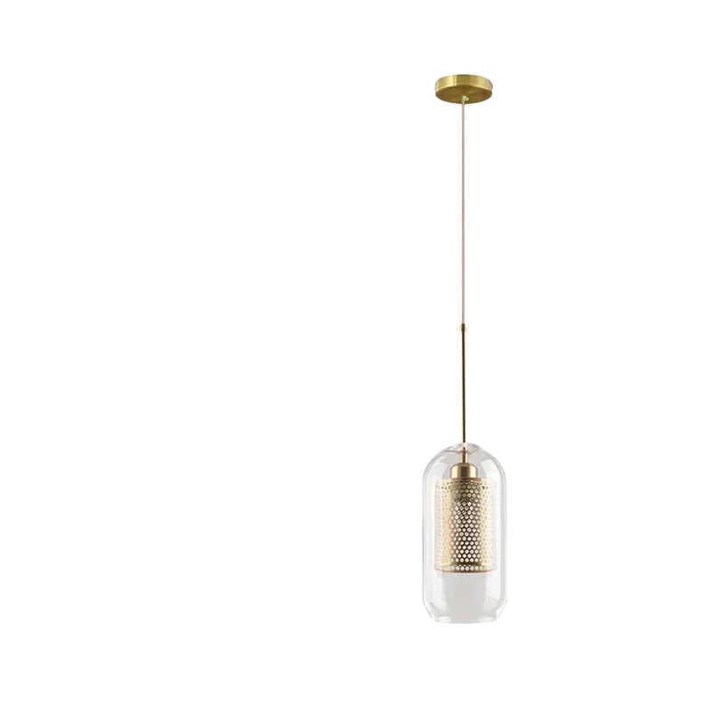 Avelena | UrbanBeam – Stilvolle Eisen- und Glas-Hängeleuchte