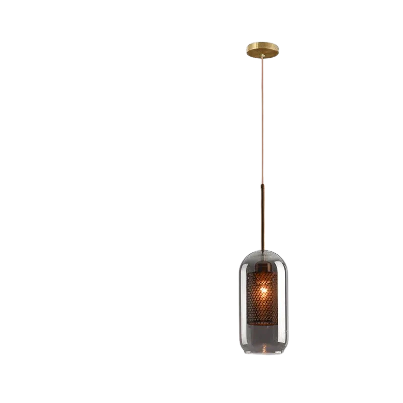 Avelena | UrbanBeam – Stilvolle Eisen- und Glas-Hängeleuchte