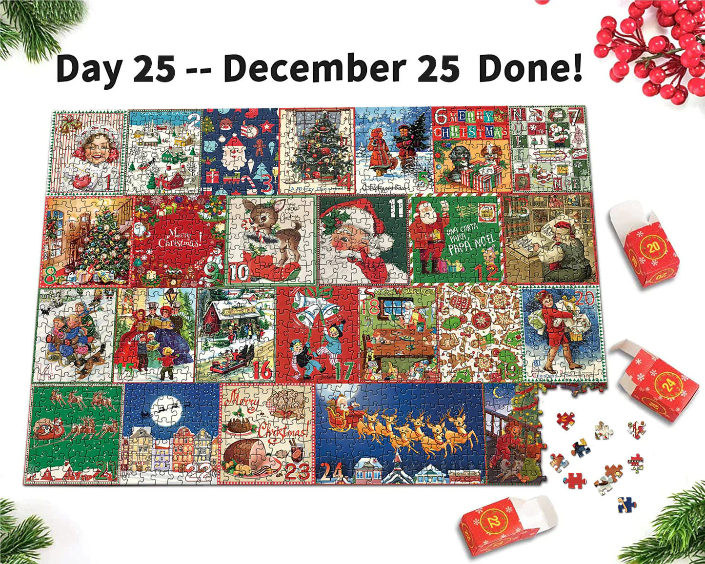 Avelena | Weihnachts-Adventskalender-Puzzle 1000 Teile