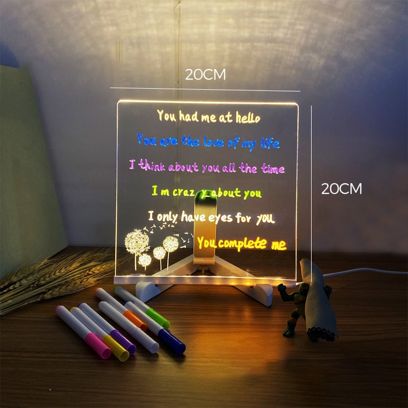 Avelena | ✨LED-Farbnotiztafel aus Acryl🎨