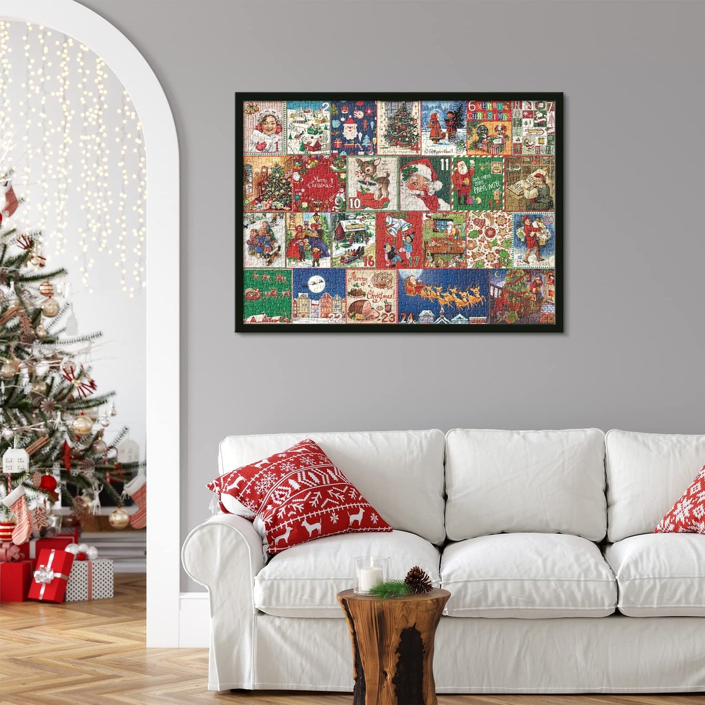Avelena | Weihnachts-Adventskalender-Puzzle 1000teilig