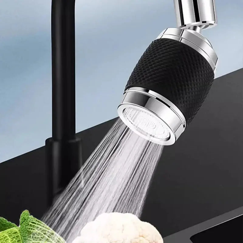 Avelena | Wasserhahn Aufsatz | 360° drehbar | Antispritz-Design | Einfache Montage