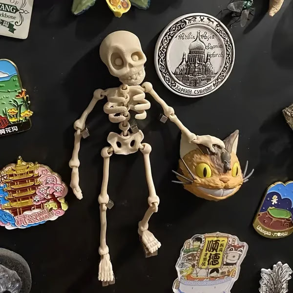 Avelena | 3D-gedruckte Vintage-Skelett-Magnetfigur 🎃