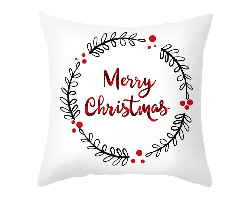 Avelena | Weihnachtskissenbezug – Festliches Santa- und Elchdesign für Weihnachtsdekoration & Perfektes Neujahrsgeschenk