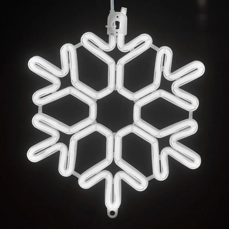 Avelena | Wasserdichtes LED Schneeflockenlicht für festliche Winterdekoration