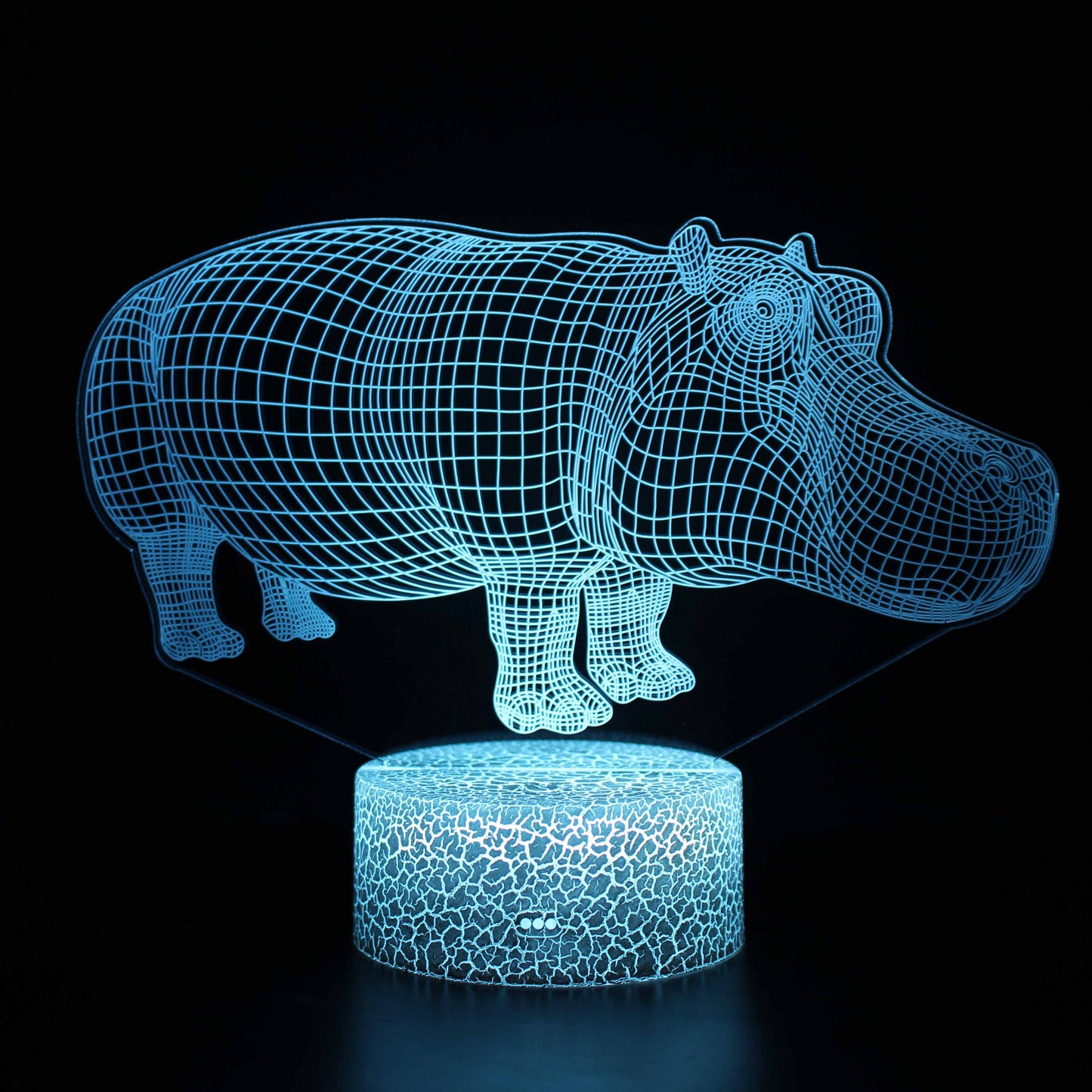 Avelena | Hippo 3D-Optische Illusionslampe